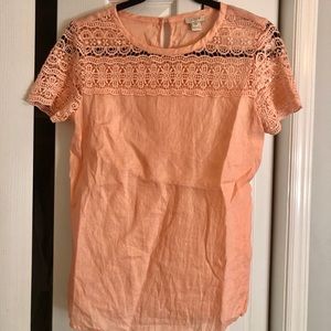 J. Crew linen top size 00